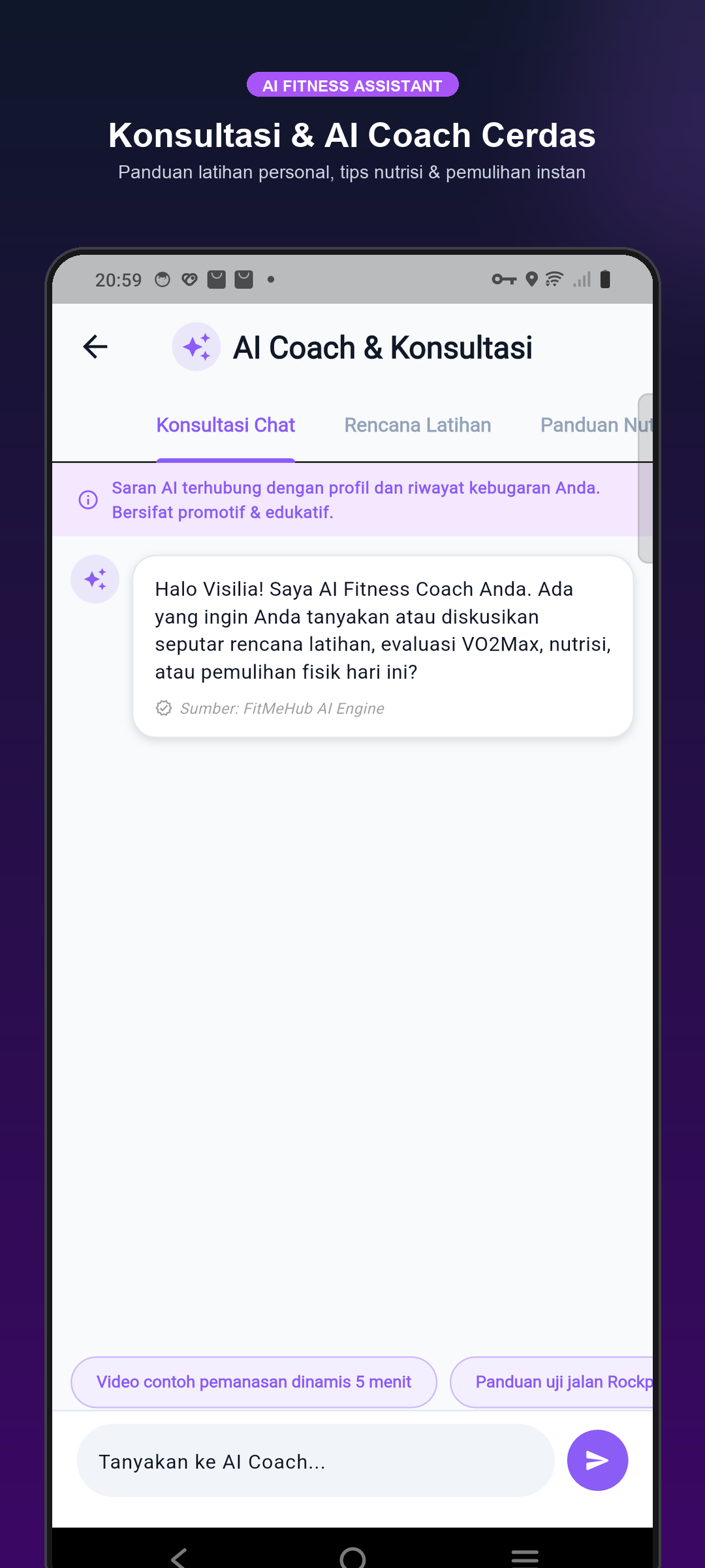 AI Coach & Workout Plan